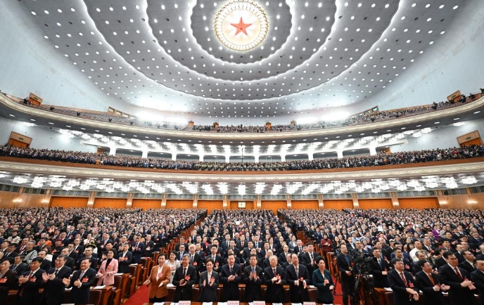 十四届全国人大三次会议开幕会在京举行